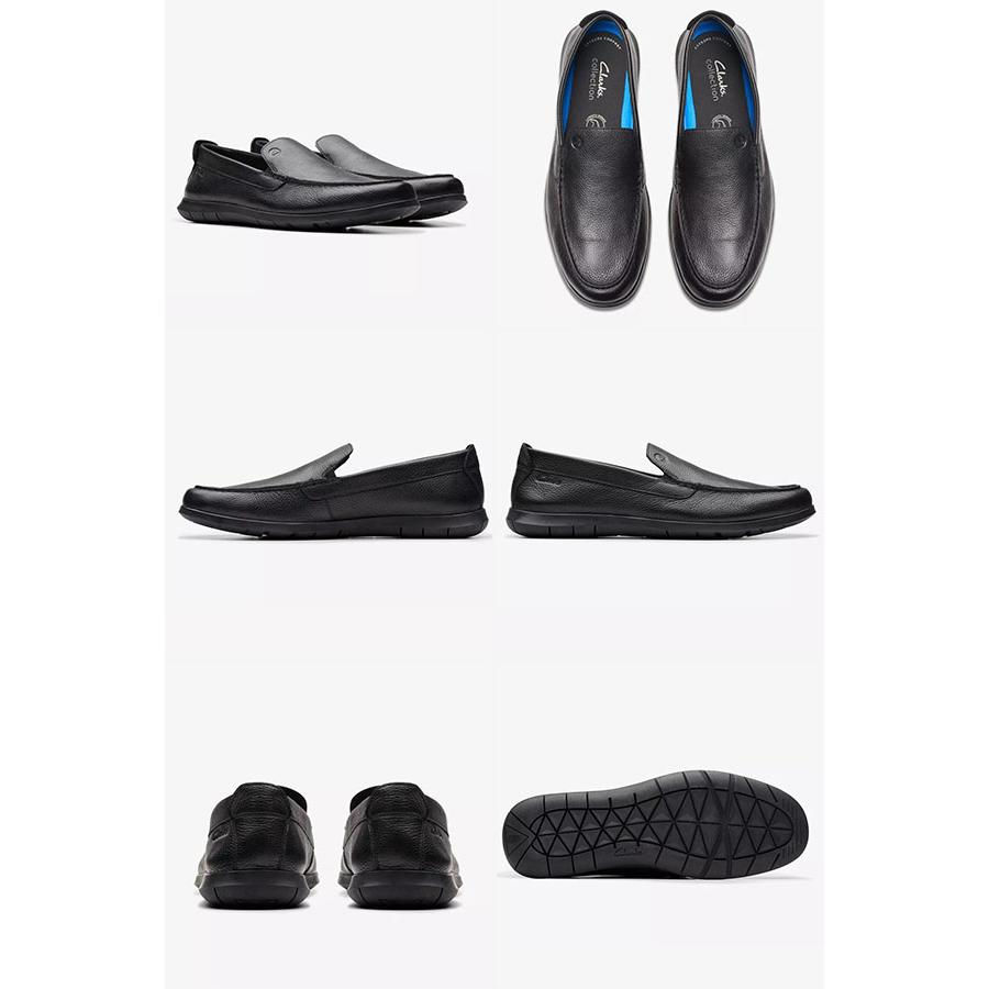 送料無料 Clarks スリッポン カジュアル スニーカー 軽量 Clarks メンズ スリッポン スニーカー クラークス Flexway Step