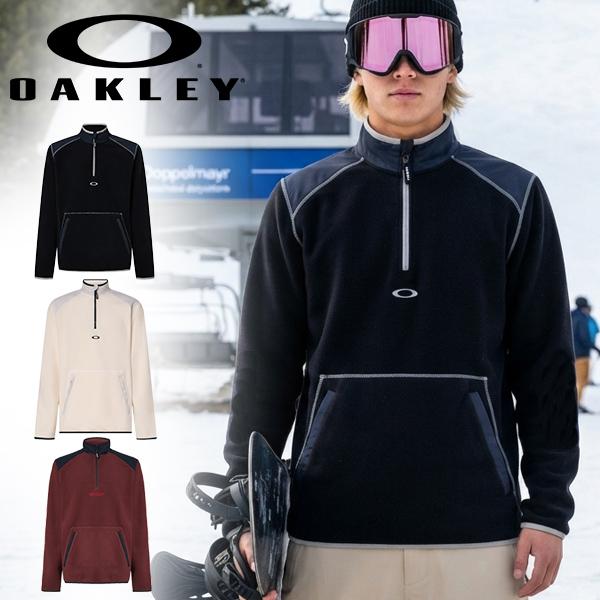 OAKLEY（オークリー） フリース ジャケット メンズ 立ち襟 1/4ジップ