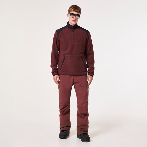OAKLEY（オークリー） フリース ジャケット メンズ 立ち襟 1/4ジップ