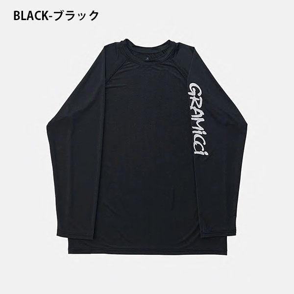 GRAMICCI ブラック 長袖シャツM GRAMICCI ゆうパケット発送！ 送料無料 グラミチ 長袖 Tシャツ