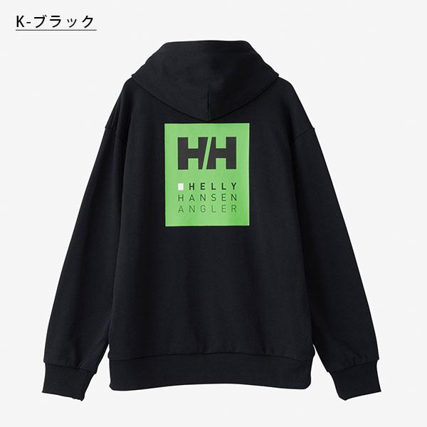 アングラーロゴ ヘリーハンセン 裏毛 スウェット パーカー メンズ レディース HELLY HANSEN スウェットパーカー HH32405 2024春新作｜phants｜02