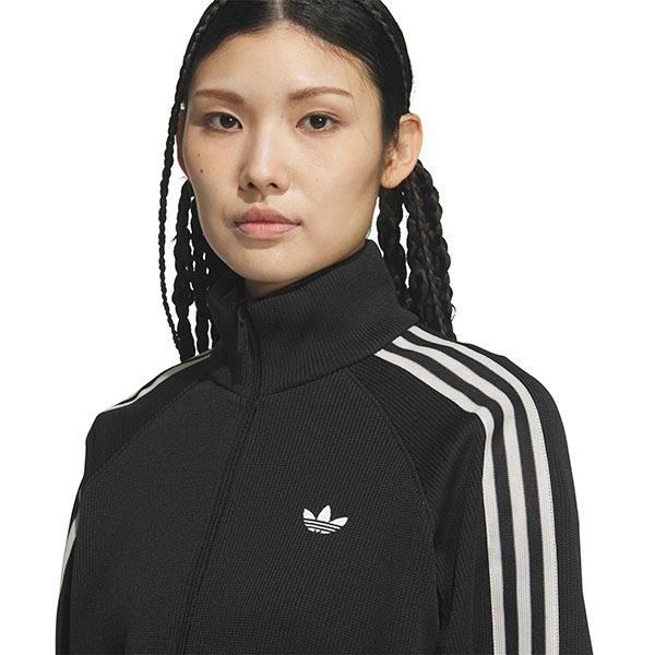 2026春夏新作 アディダス ニット素材 レディース ショート丈 トラックジャケット adidas バルーン ジャージ ORIGINALS オリジナルス HI148 KQ5488 KQ5490の画像