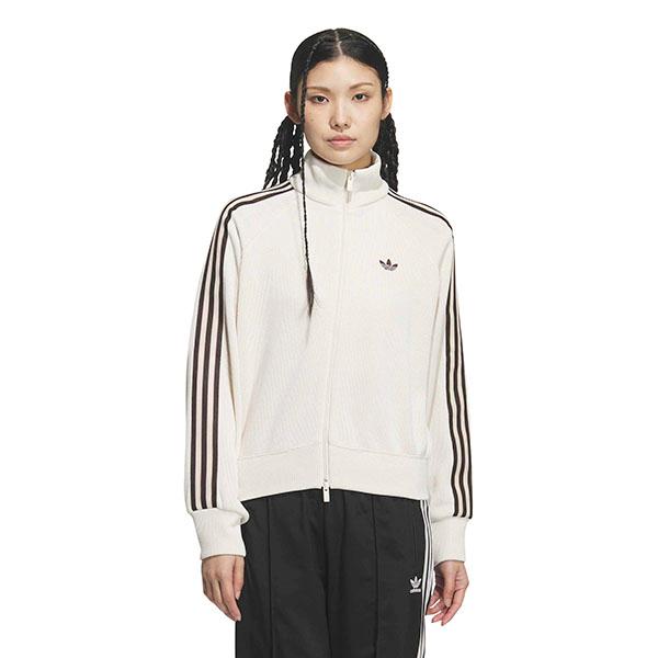 2026春夏新作 アディダス ニット素材 レディース ショート丈 トラックジャケット adidas バルーン ジャージ ORIGINALS オリジナルス HI148 KQ5488 KQ5490の画像