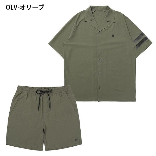ラッシュガード メンズ ハーレー HURLEY 半袖 セットアップ 水着 サーフパンツ 上下セット UVカット シャツ MUWV251091 MWS07915 2026春夏新作 20%off | Hurley | 02