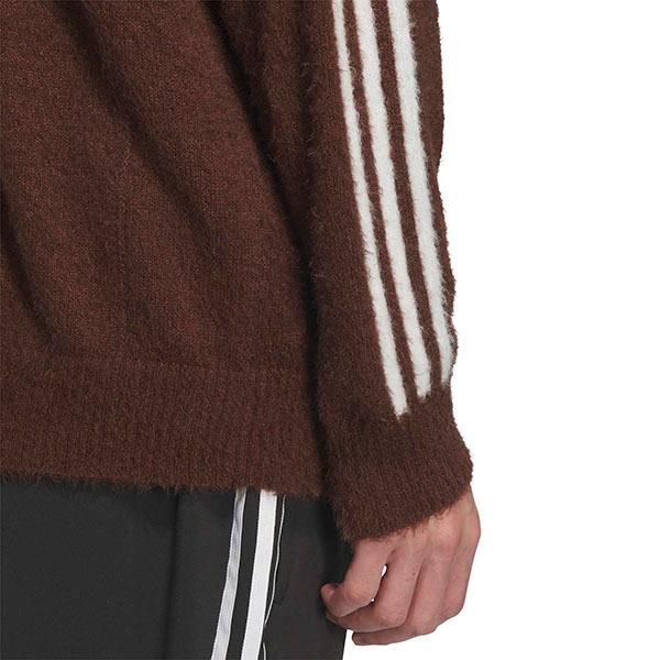 アディダス ニット ジップアップ カーディガン ブラウン S トラックジャケット adidas Originals 日本限定企画 アディダス ニット素材 トラック