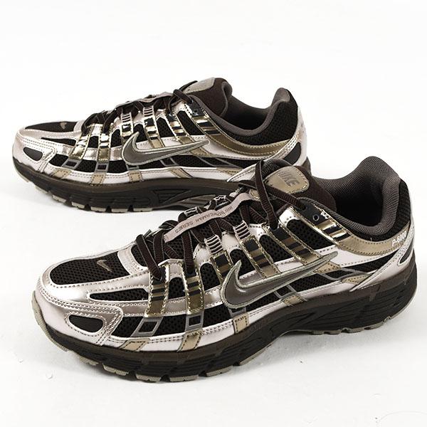 2026秋新作 送料無料 ナイキ スニーカー メンズ NIKE W P-6000 レトロ ナイキ シューズ Y2K 靴 ブラウン シルバー io3496 | NIKE | 12