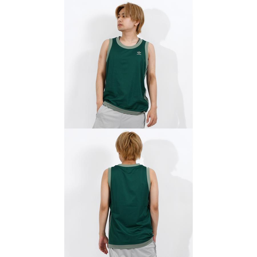 adidas Originals アディダス メンズ ノースリーブ シャツ Mockeyelet