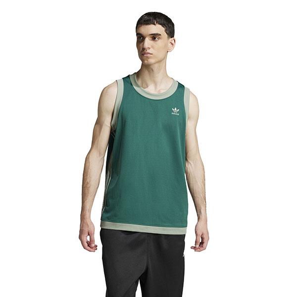 adidas Originals アディダス メンズ ノースリーブ シャツ Mockeyelet