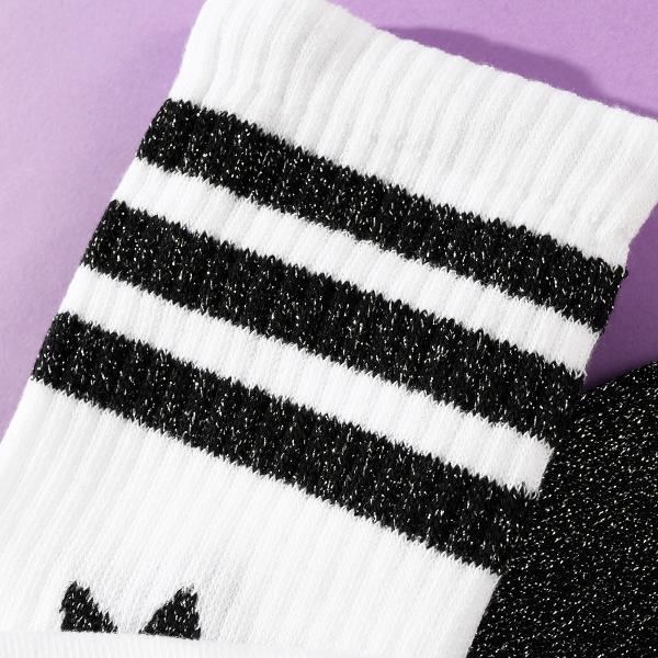 2026春夏新色 アディダス ソックス 2足セット メンズ レディース adidas 3S GLITTER CR 2 靴下 2足組 ORIGINALS オリジナルス KA985 | adidas Originals | 12