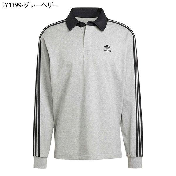 adidas スポーティー & リッチ 長袖ポロシャツ adidas Originals アディダス メンズ レディース 長袖 ポロシャツ
