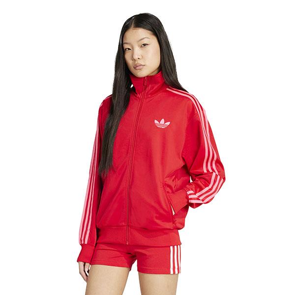 新品★adidas★赤XL★ルーズサテンファイヤーバードトラックジャケット★男女 adidas Originals アディダス オリジナルス レディース ファイヤー