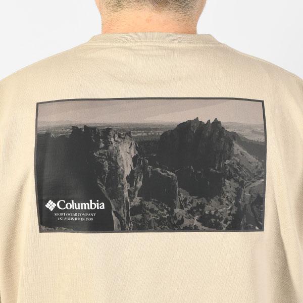 ゆうパケット発送！送料無料 コロンビア 半袖Tシャツ Columbia メンズ レディース ミラーズクレスト バックプリント UV 吸湿速乾 PM0795 2024春夏新作｜phants｜11