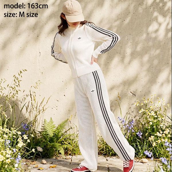 adidas WOVENTP トラックパンツ　白 adidas Originals 2026春夏新作 アディダス ニット素材 レディース