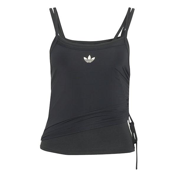 avavav adidas コラボ　クロストップ　黒　キャミソール　タンクトップ adidas Originals - ADIDAS × AVAVAV Cross Top タンクトップ ブラック