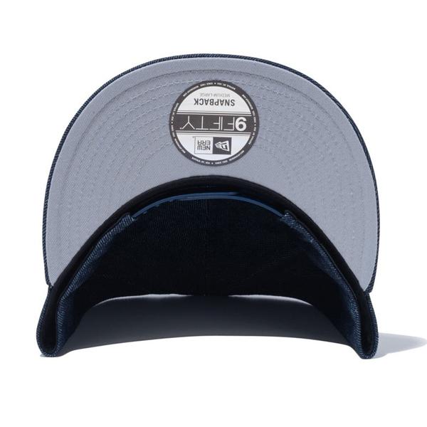 ニューエラ キャップ メンズ レディース NEW ERA 9FIFTY MLB ヤンキース メッツ 球団 ロゴ デニム CAP 帽子 アジャスター 14109645 14109647 2024春夏新作｜phants｜04