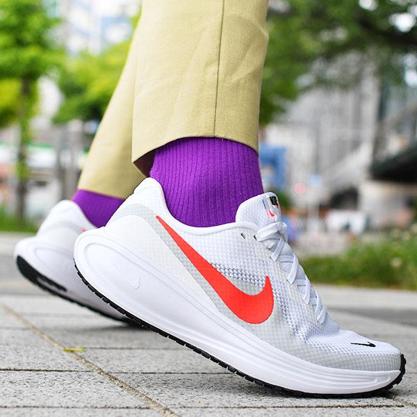 Nike ランニングシューズ ホワイト/オレンジ　サイズ26センチ NIKE 36%off ナイキ スニーカー ランニングシューズ メンズ