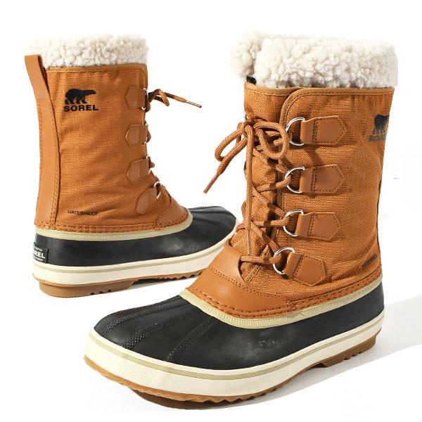 SOREL 1964パック NYLON 防水ブーツ　25cmブラウン/ブラック 防水 防寒 SOREL／メンズ 1964 パックナイロン ウォータープルーフ