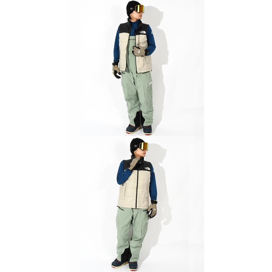 ノースフェイス メンズ 3way 中綿 スノーボード ウェア スキー THE NORTH FACE スノーバード トリクライメイト ジャケット アイボリー ns62515 2025-2026冬新作_11