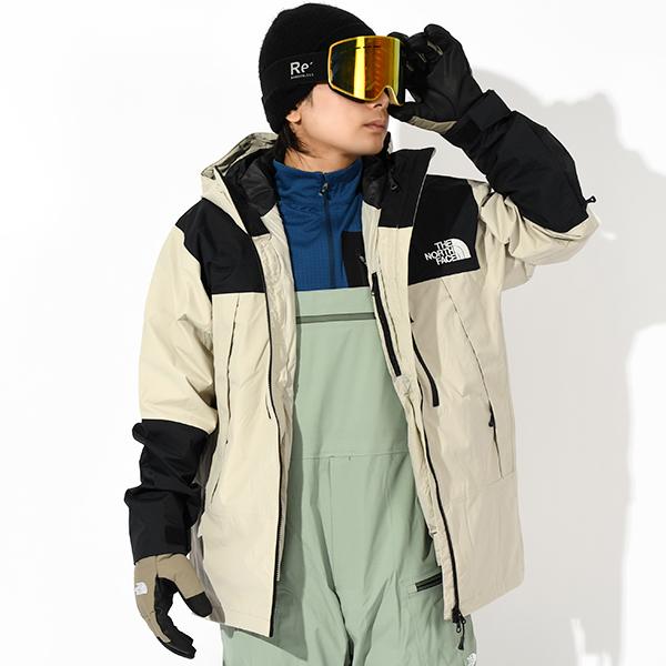 ノースフェイス メンズ 3way 中綿 スノーボード ウェア スキー THE NORTH FACE スノーバード トリクライメイト ジャケット アイボリー ns62515 2025-2026冬新作_13