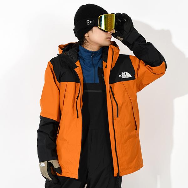 ノースフェイス メンズ 3way 中綿 スノーボード ウェア スキー THE NORTH FACE スノーバード トリクライメイト ジャケット オレンジ ns62515 2025-2026冬新作_13
