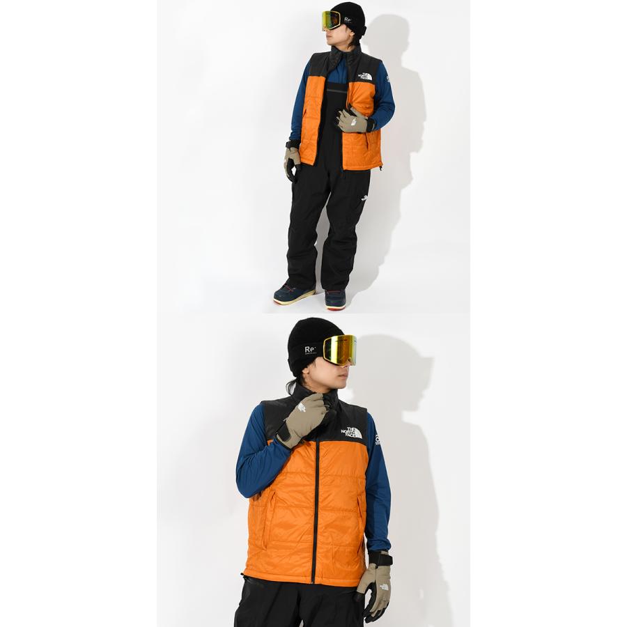 ノースフェイス メンズ 3way 中綿 スノーボード ウェア スキー THE NORTH FACE スノーバード トリクライメイト ジャケット オレンジ ns62515 2025-2026冬新作_16