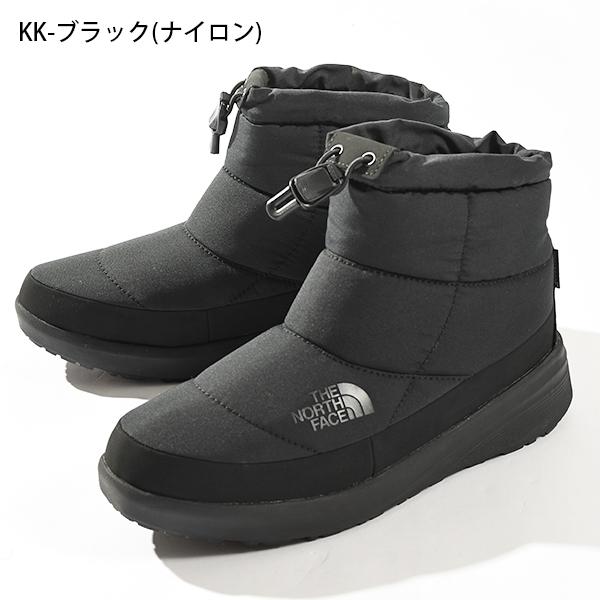THE NORTH FACE ヌプシ　ブラックブーツ THE NORTH FACE ノースフェイス 撥水 ヌプシ ショート ブーツ