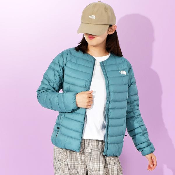 THE NORTH FACE ライトダウンジャケット 黒 S NYW 82313 THE NORTH FACE（ザ ノースフェイス） 30%off ノースフェイス 襟なし