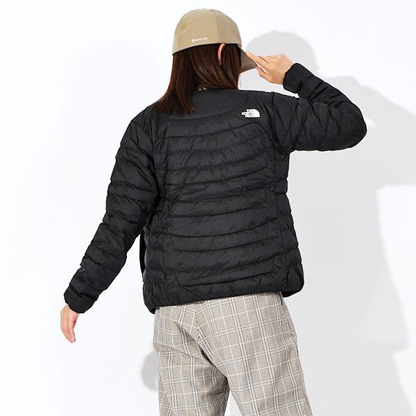 THE NORTH FACE ライトダウンジャケット 黒 S NYW 82313 THE NORTH FACE（ザ ノースフェイス） 30%off ノースフェイス 襟なし