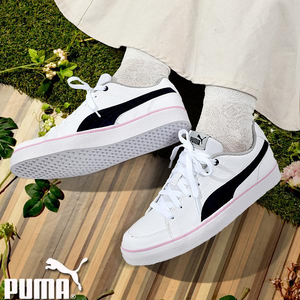 スニーカー プーマ Puma レディース キッズ コートポイント シューズ 靴 P Courtpoint Vu Ray Green 通販 Yahoo ショッピング