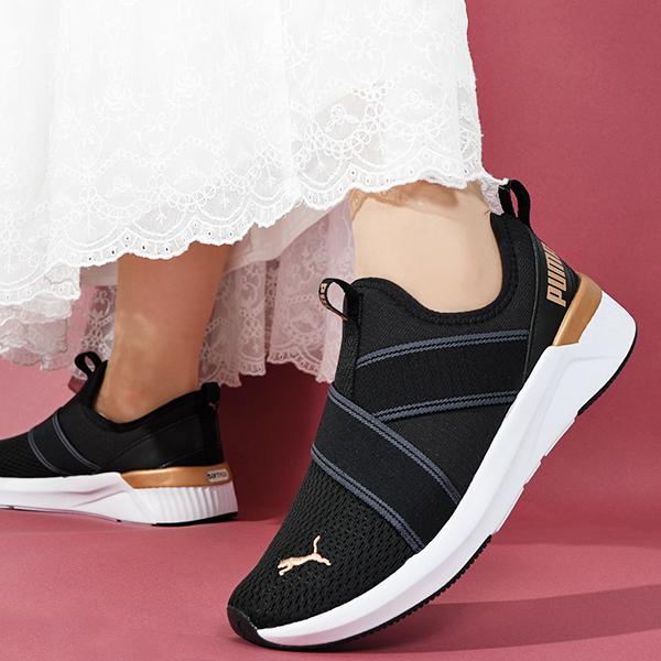 PUMA（プーマ） レディース スリッポン スニーカー 履き心地抜群