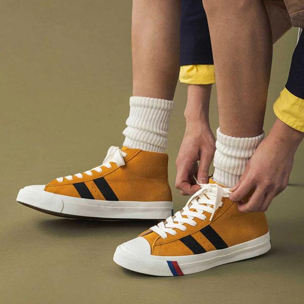 新品　プロケッズ　スニーカー　コンバース　プーマ　ヴァンズ　ロイヤルプラス　靴 PRO-Keds プロケッズ ロイヤル プラス スエード ロー ネイビー