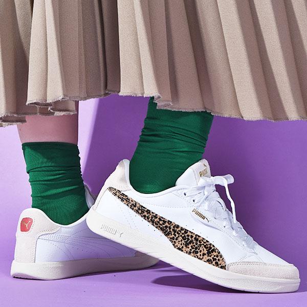 PUMA（プーマ） 期間限定 31%off ヒョウ柄 レディース スニーカー