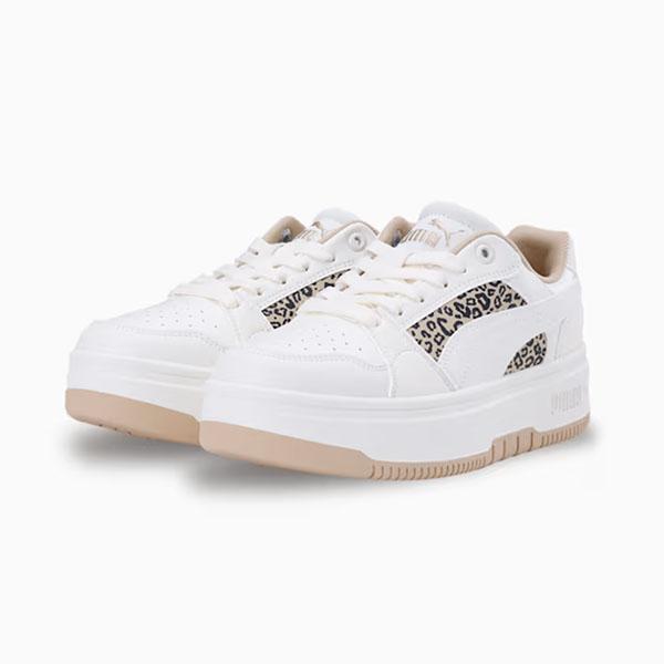 PUMA（プーマ） ヒョウ柄 レディース 厚底 ヒール高3.0cm スニーカー