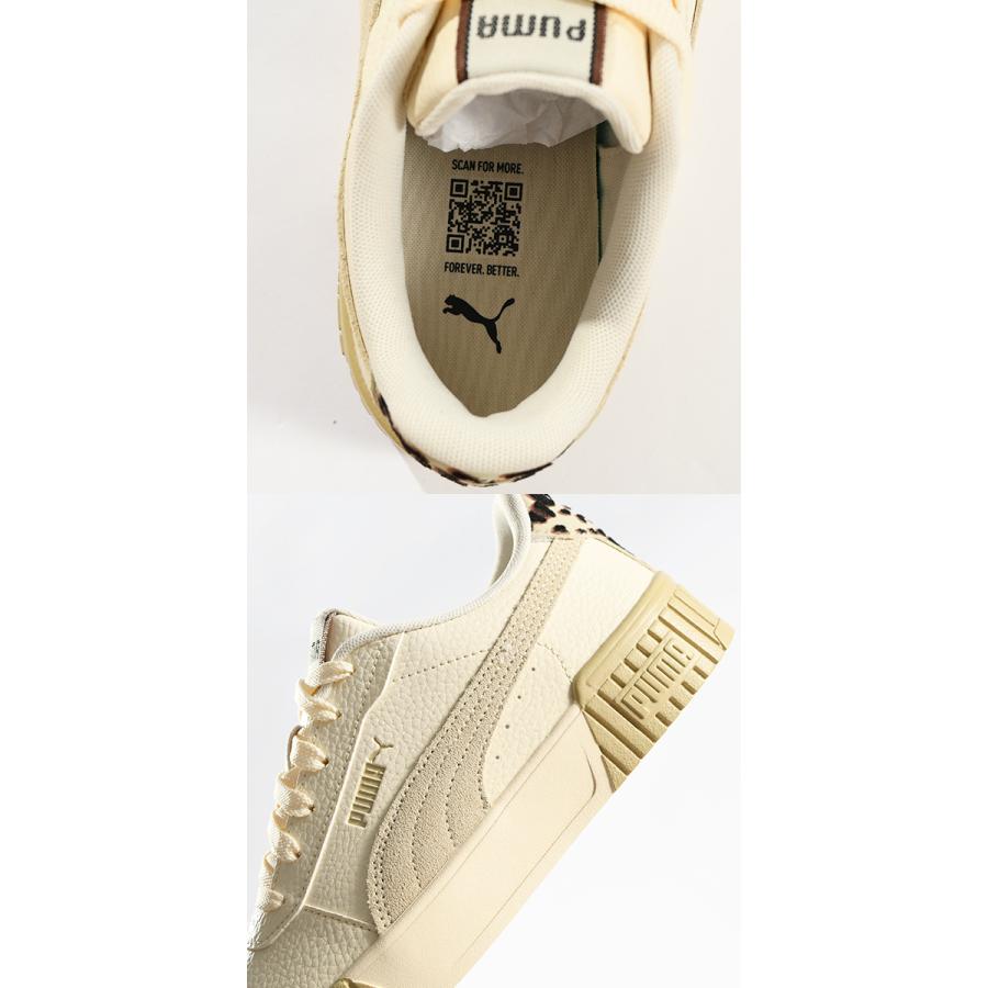 ヒョウ柄 プーマ レディース 厚底 スニーカー ヒール高3cm PUMA キャリーナ 2.0 IATD レオパード ローカット シューズ 靴 ベージュ 2024春夏新作 396346｜phants｜11