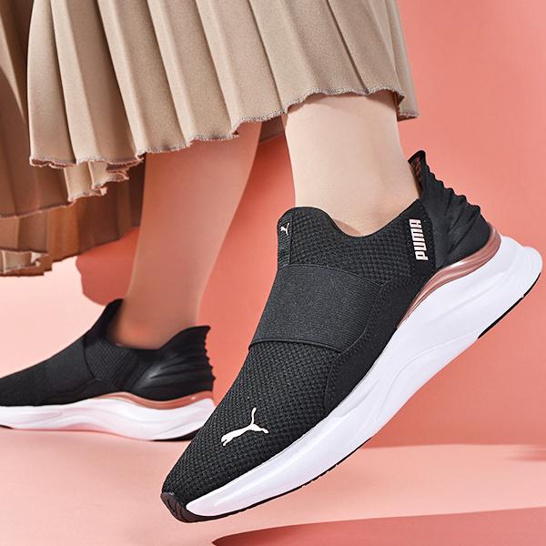 PUMA（プーマ） 31%off 立ったままスッと履ける ヒョウ柄 レディース