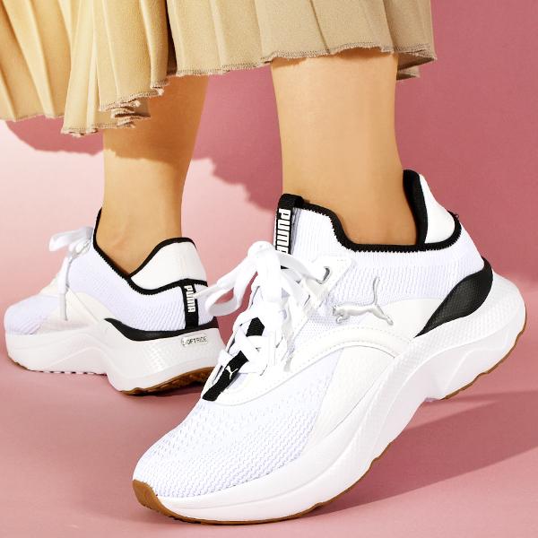 PUMA（プーマ） 2026春夏新色 レディース 厚底 スニーカー 履き心地