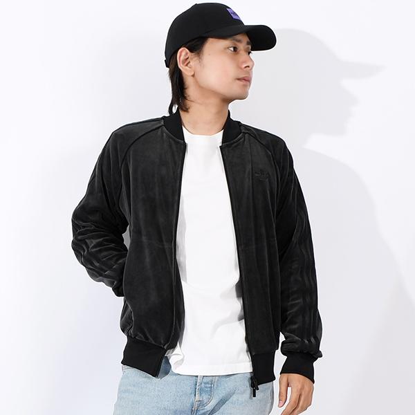 adidas Originals アディダス ベロア トラックジャケット メンズ
