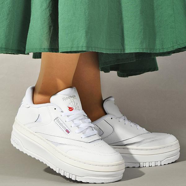 週末お値下げ★Reebok×UN3D. CLUB C EXTRA 　厚底 24 週末お値下げ☆Reebok×UN3D. CLUB C EXTRA 厚底 24 V118686960 - 靴割引