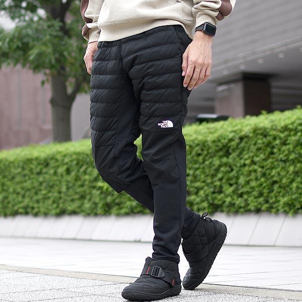 ノースフェイス 暖か 異素材 ロングパンツ メンズ THE NORTH FACE 