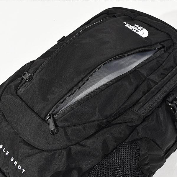 【美品】THE NORTH FACE SINGLE SHOT ブラックリュック THE NORTH FACE（ザ ノースフェイス） ノースフェイス リュックサック