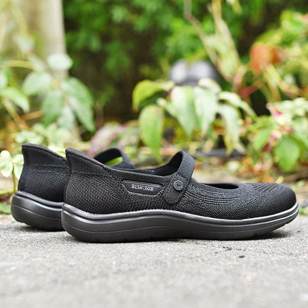 ケアバスト　クッション ブラウン　ベージュ SKECHERS（スケッチャーズ） 2026春夏新作 ストラップ シューズ 高反発