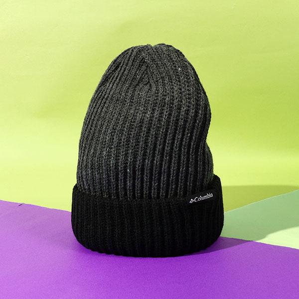 黒 ニットビーニー ロゴ付き Columbia（コロンビア） ゆうパケット対応可能！コロンビア ニット帽
