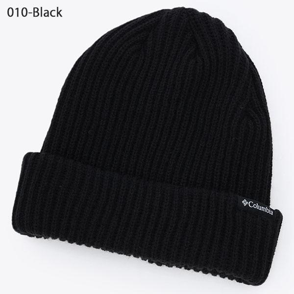 黒 ニットビーニー ロゴ付き Columbia（コロンビア） ゆうパケット対応可能！コロンビア ニット帽