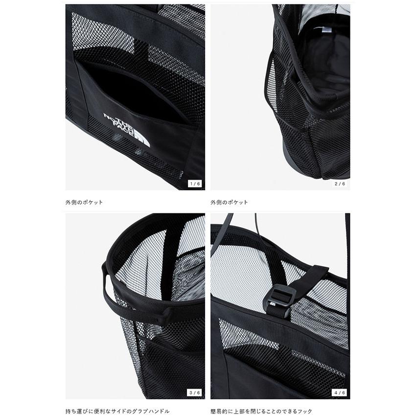 ノースフェイス キャンプ メッシュ トートバッグ THE NORTH FACE グラットン メッシュ トート メンズ レディース 44L アウトドア NM82401 2024春夏新作｜phants｜17