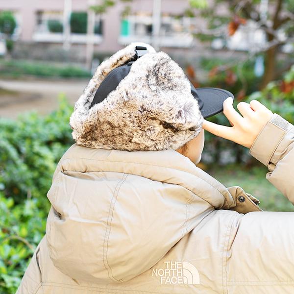耳まで防寒 ザ ノースフェイス キャップ メンズ レディース UV 防水 保温 THE NORTH FACE バッドランド 帽子 ケーバ スノー ブラック 黒 NN42543_3