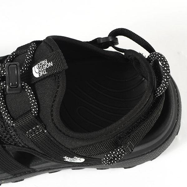 つま先 保護 水陸両用 ノースフェイス サンダル キッズ 子供 スニーカー THE NORTH FACE シャンダル ブラック 黒 NFJ02693 2026春夏新作の画像