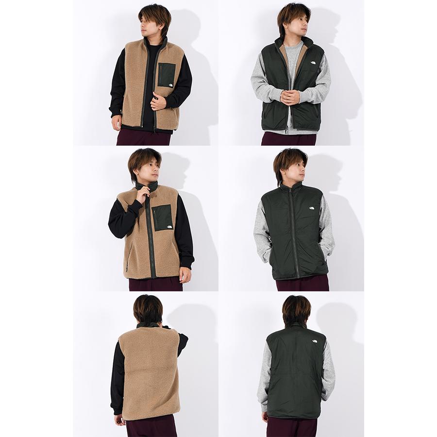 THE NORTH FACE フリース　リバーシブル　ベスト グレー THE NORTH FACE（ザ ノースフェイス） ノースフェイス メンズ フリース