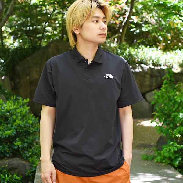 THE NORTH FACE ALL DAY TECH ポロシャツ Mブラック THE NORTH FACE ノースフェイス 半袖 ポロシャツ メンズ
