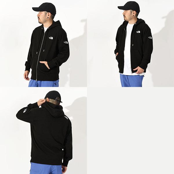 ノースフェイス 裏毛 スウェット パーカー メンズ レディース THE NORTH FACE スクエアロゴ フルジップ フーディー ジップアップ NT12335 2026春夏新色_10