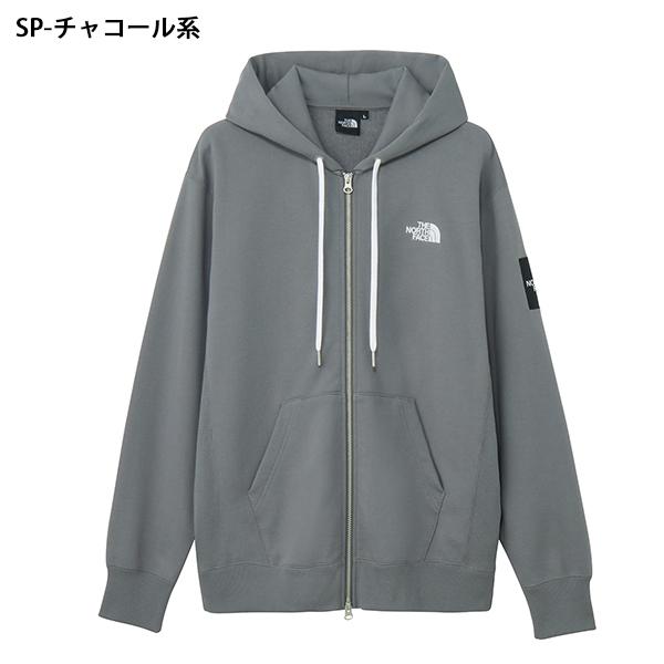 ノースフェイス 裏毛 スウェット パーカー メンズ レディース THE NORTH FACE スクエアロゴ フルジップ フーディー ジップアップ NT12335 2026春夏新色_2